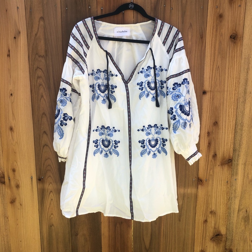 NICHOLAS Embroidered Dress